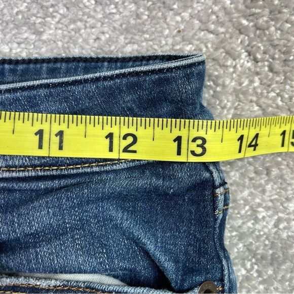 Abercrombie & Fitch Jeans Women’s 26 Long Blue Skinny Ankle Mid-Rise Dark Denim - Picture 8 of 12